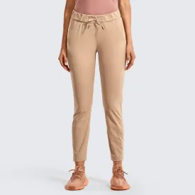 4-Way Stretch Ankle Apricot Active Pants