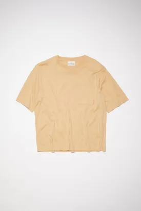 ACNE POCKET LOGO-PATCH CREWNECK T-SHIRT