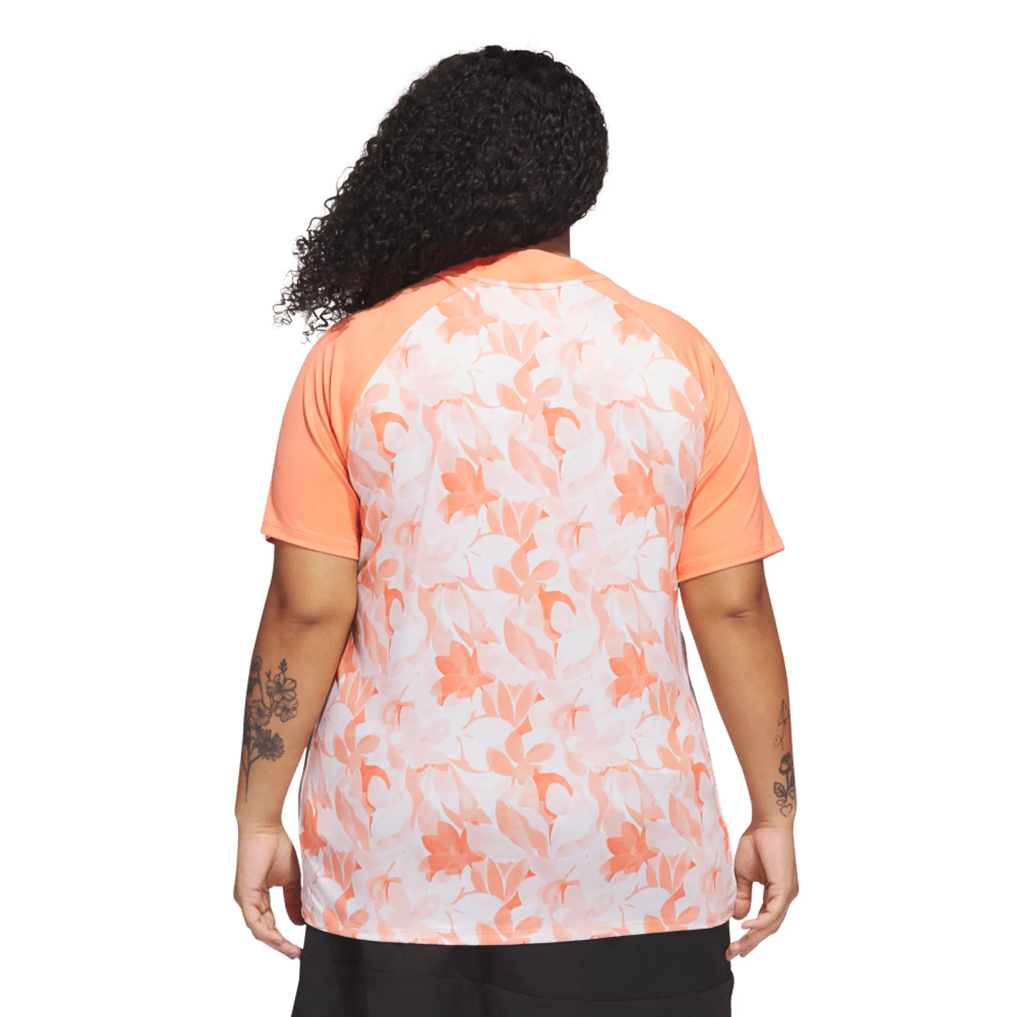 Adidas Floral Poloshirt Damen