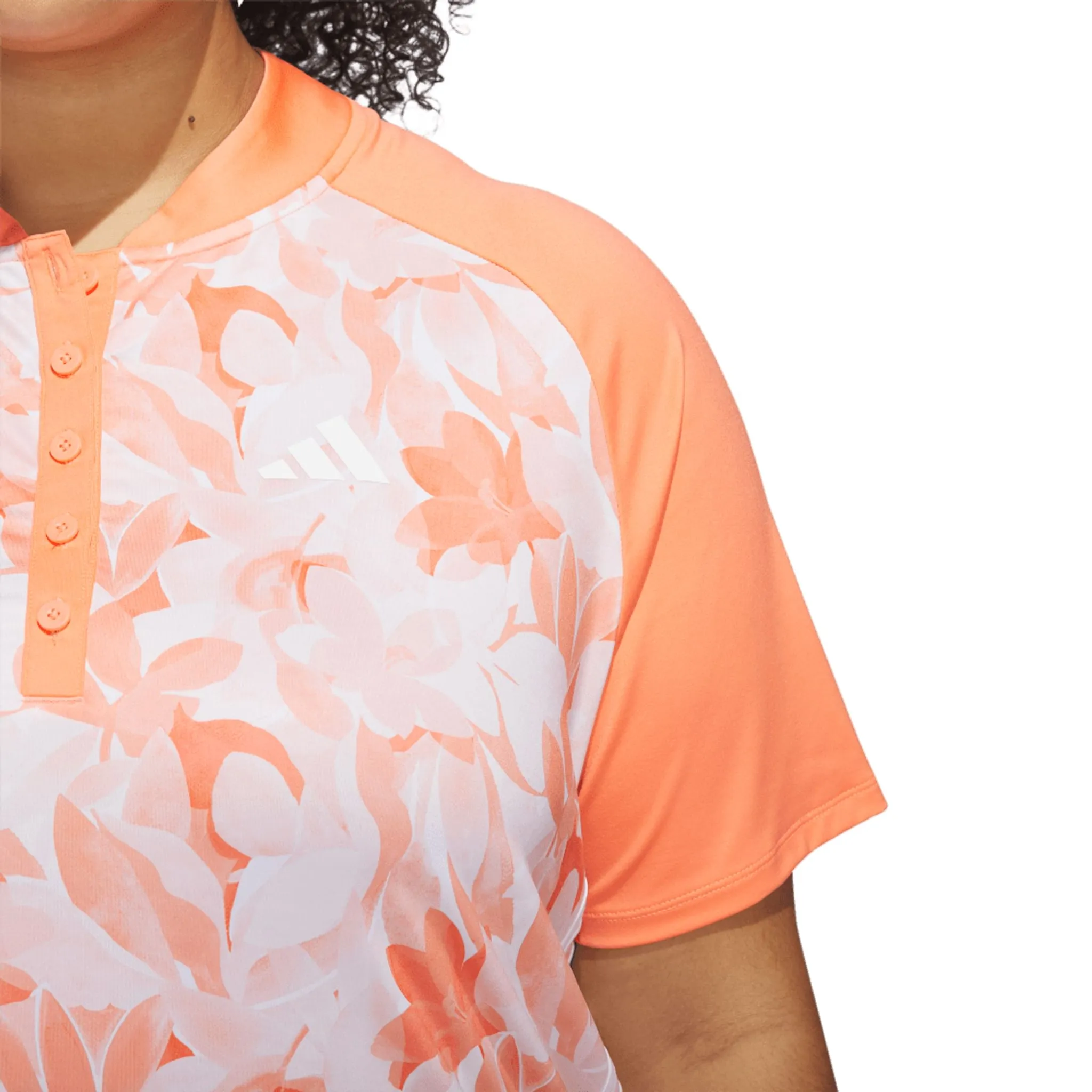 Adidas Floral Poloshirt Damen