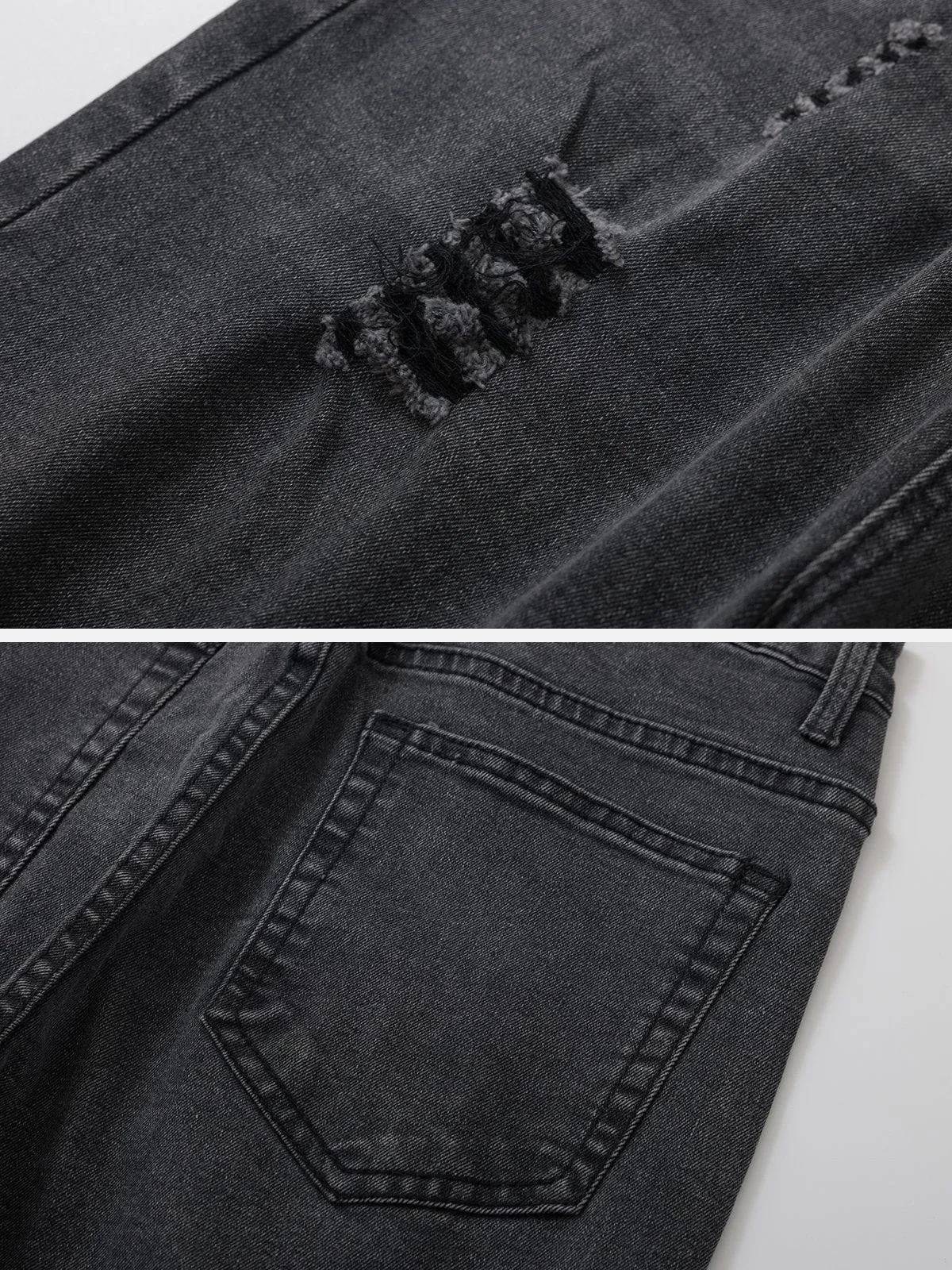 AlanBalen® - Distressed ZIP UP Jeans