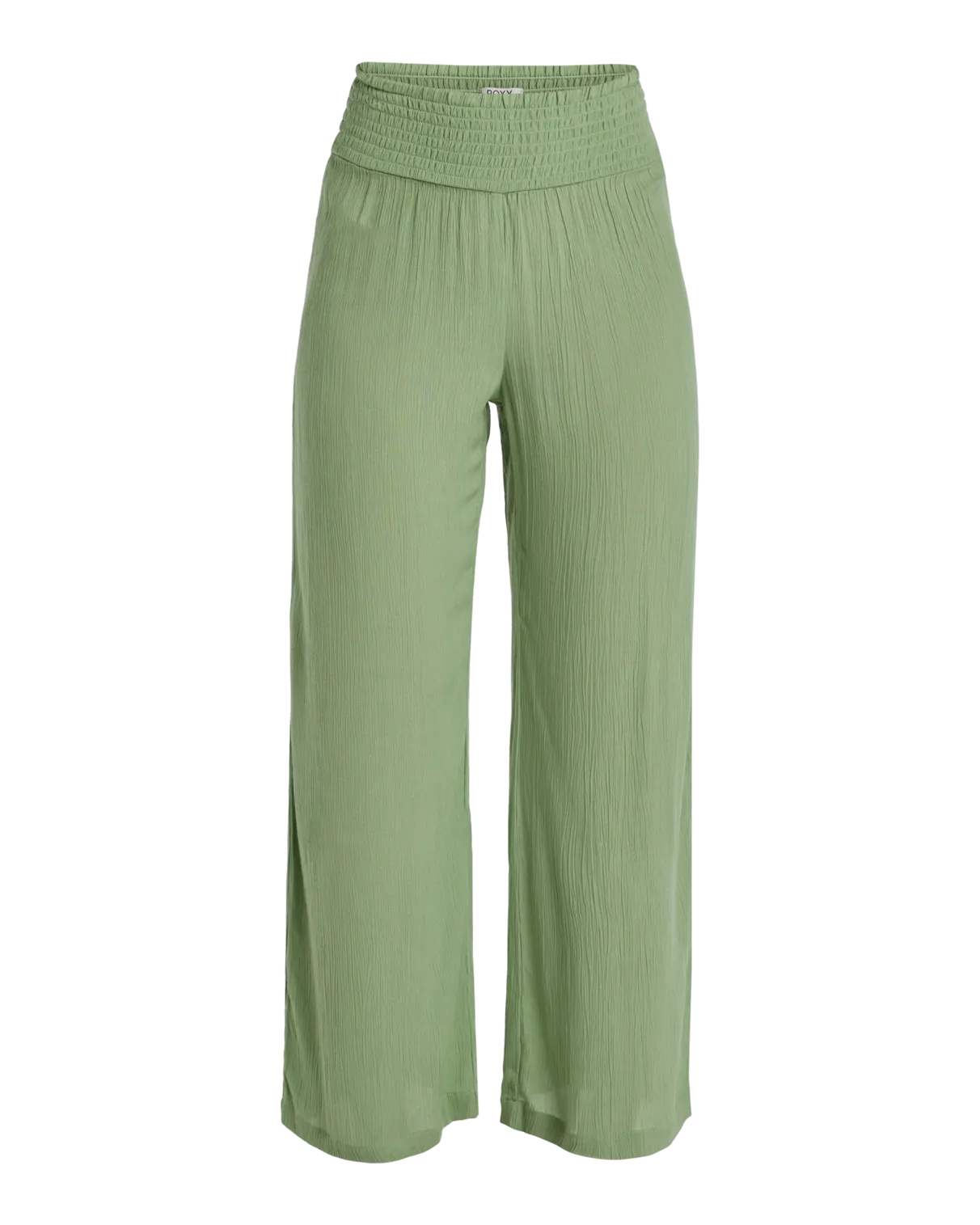 Along The Beach Trousers in Basil