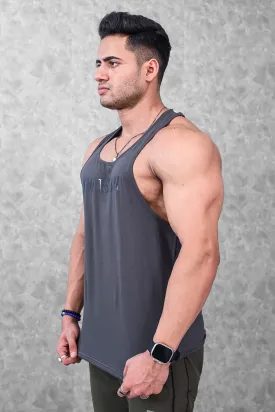 Alpha Gym Stringer - Grey