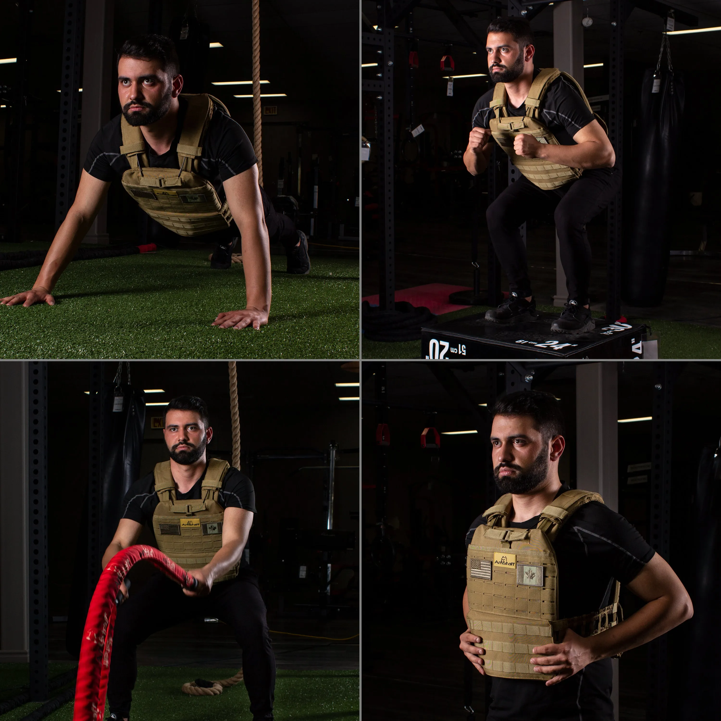 AmStaff Fitness Tactical Weighted Vest Plates