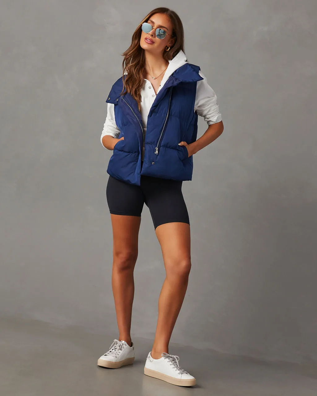 Anna Pocketed Puffer Vest