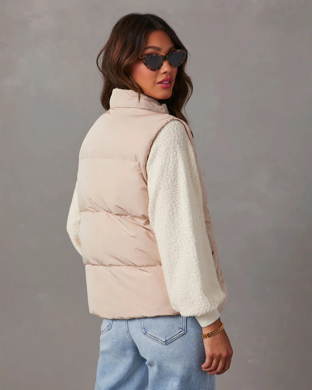 Anna Pocketed Puffer Vest