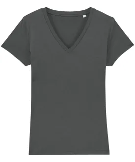 Anthracite* - Women's Stella Evoker v-neck t-shirt (STTW023)