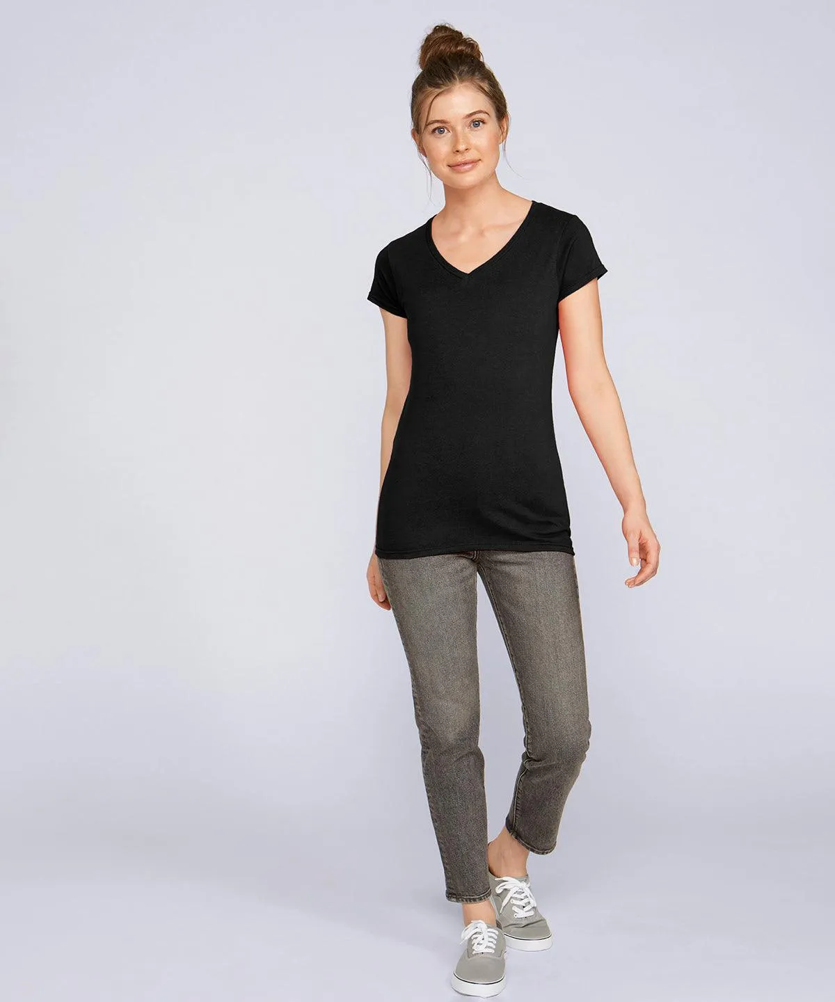 Azalea - Softstyle™ women's v-neck t-shirt