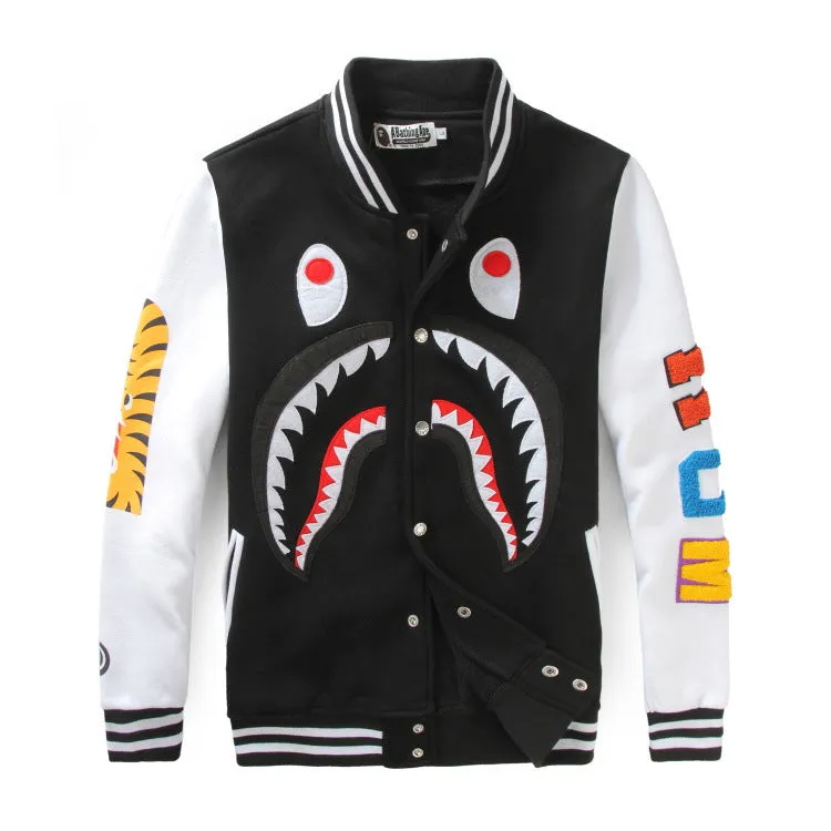 Bapesape Hoodies Shark Head Classic BapesHoodies Casual Teenage Adult BapesJacket