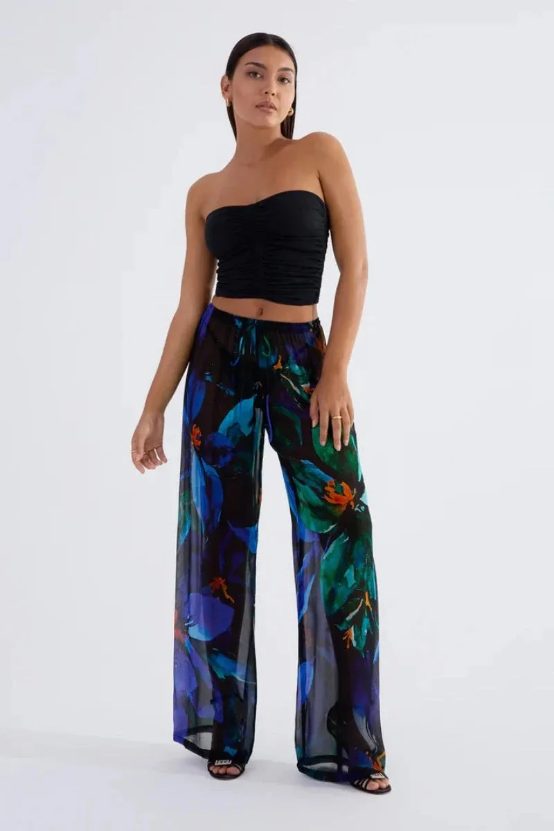 BELLEZA PANT - INDIGO BLOOM