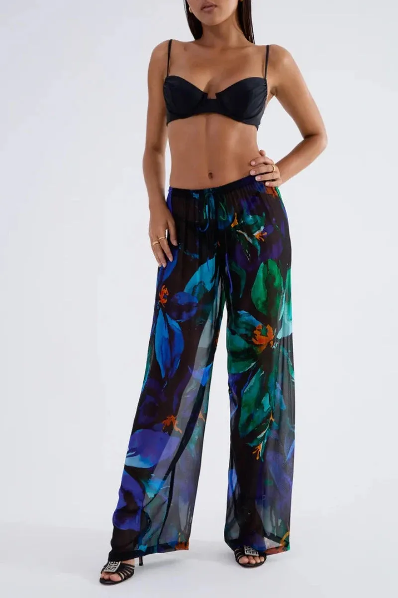 BELLEZA PANT - INDIGO BLOOM