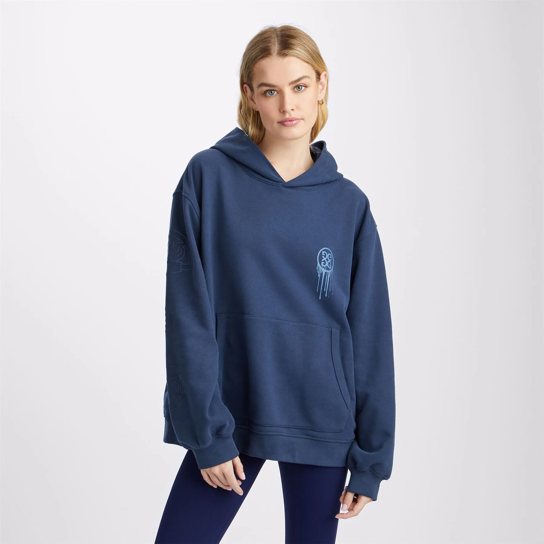 Birdies Unisex Oversized French Terry Hoodie Ink - AW23