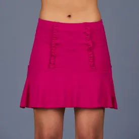 Boho Luxe Sai 15" Skort (fuchsia)