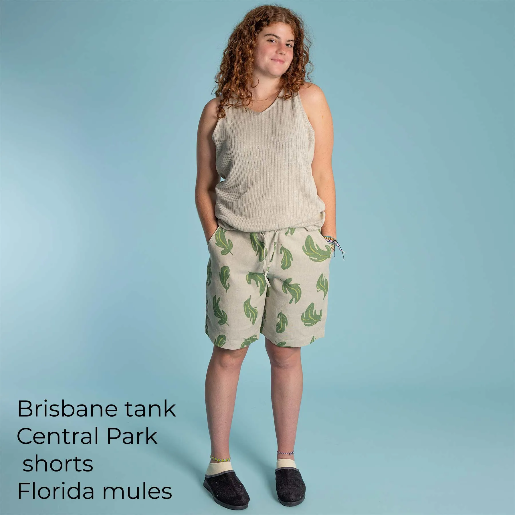 BRISBANE 100% Organic Hemp Ribbed Knit Tank Top (Unisex)