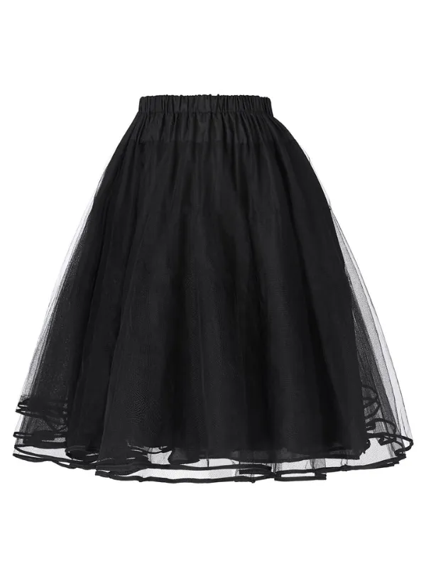 Bundle Deal Vintage Women's 50s Rockabilly Tutu Skirt Petticoat 3 Layers