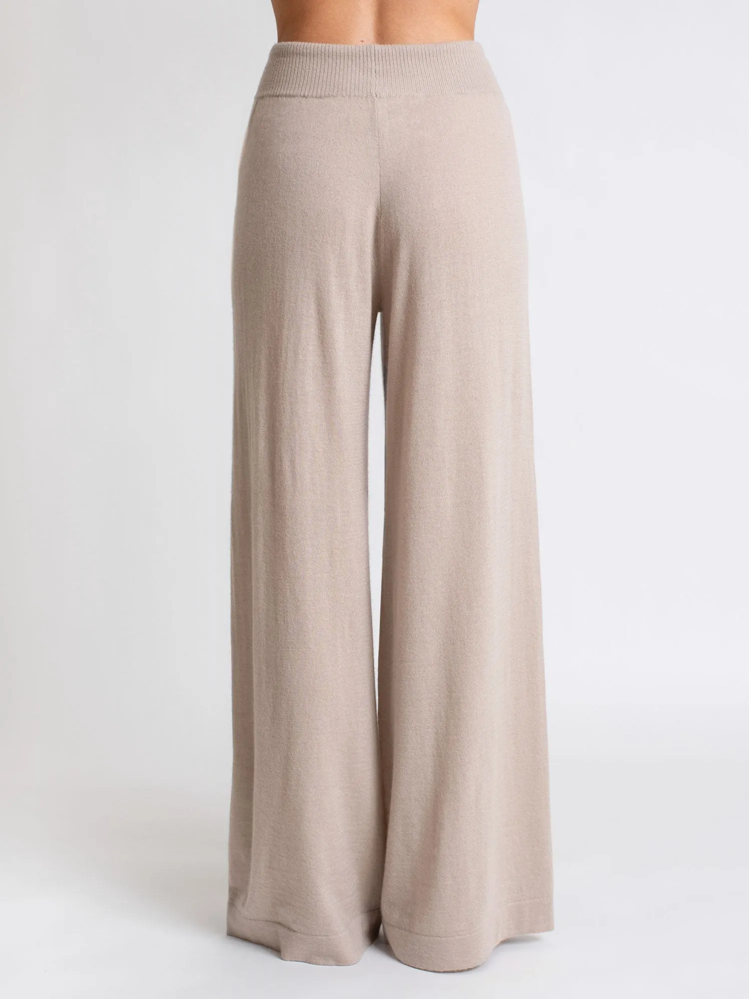 Cashmere pants "Air pants" - feather