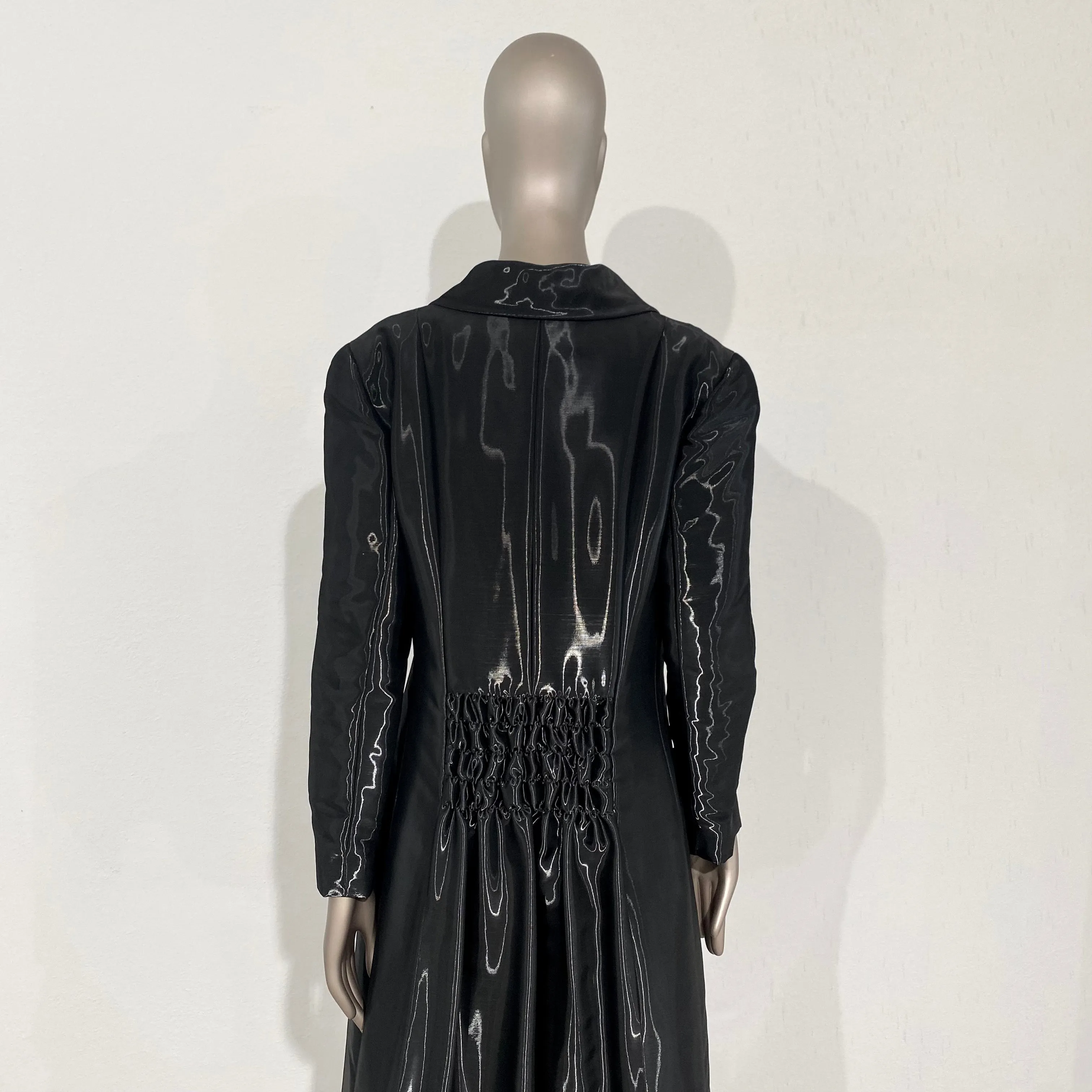 Chanel Vintage Reflective Moiré Coat