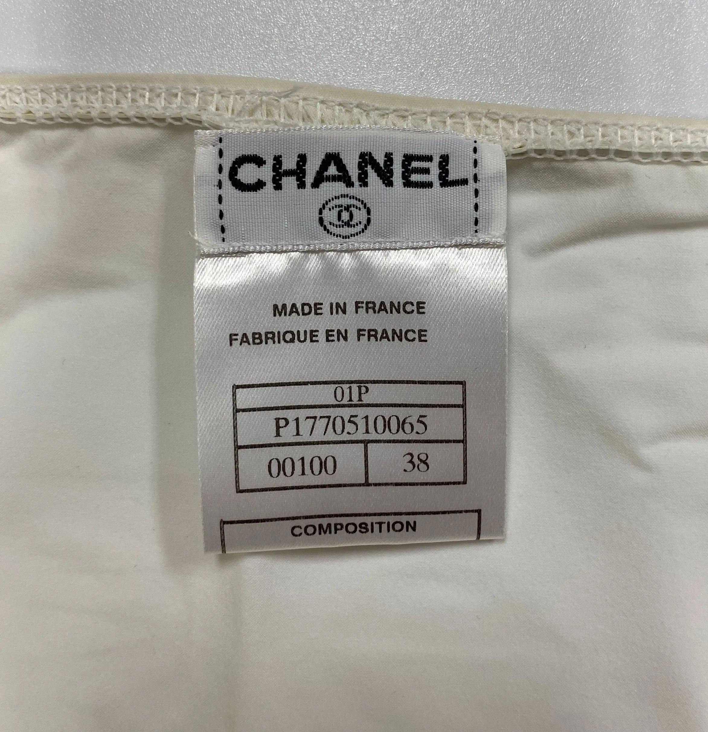 Chanel Vintage White Guipure Lace Pants