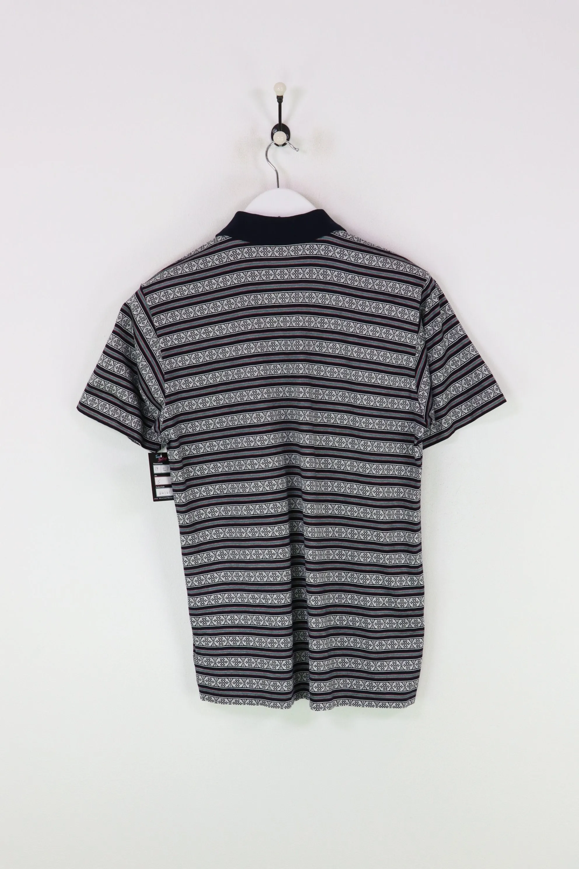 Christian Dior Polo Shirt Grey/Navy Small