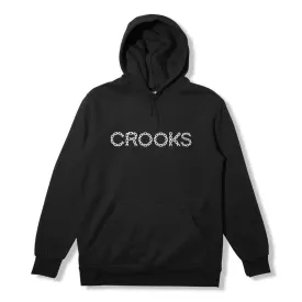 Crooks & Castles Back To Back Crooks Pullover Hoodie Black