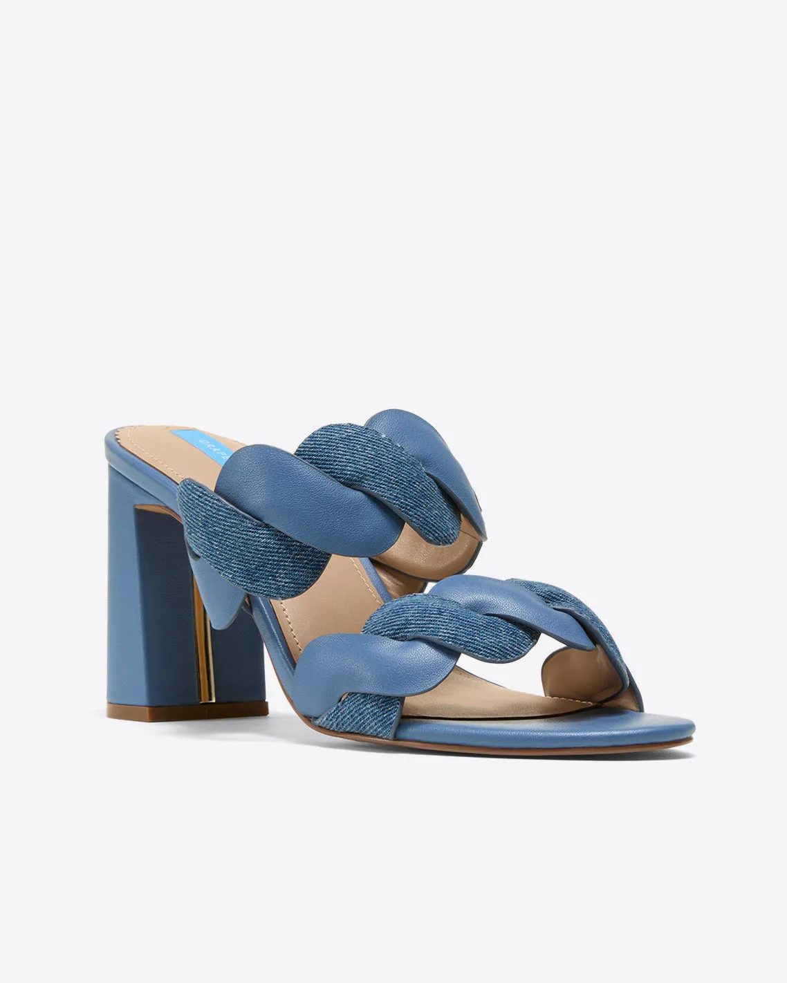 Dolly Heel Sandal in Chambray