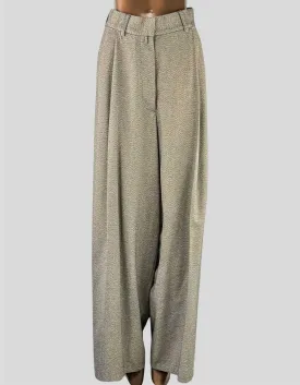 DRIES VAN NOTEN Pleated wool wide-leg pants - 38 FR | 6 US