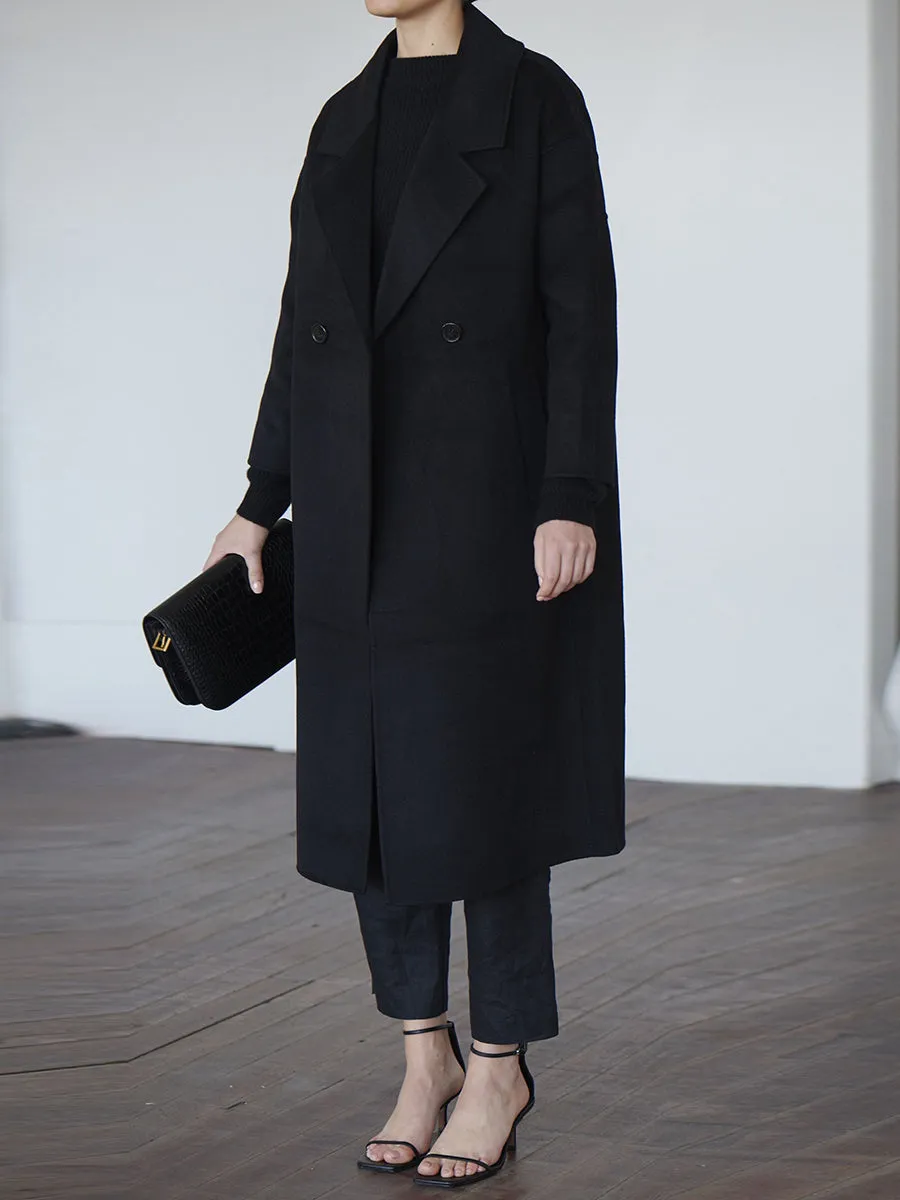 Elegant Temperament Button Coat