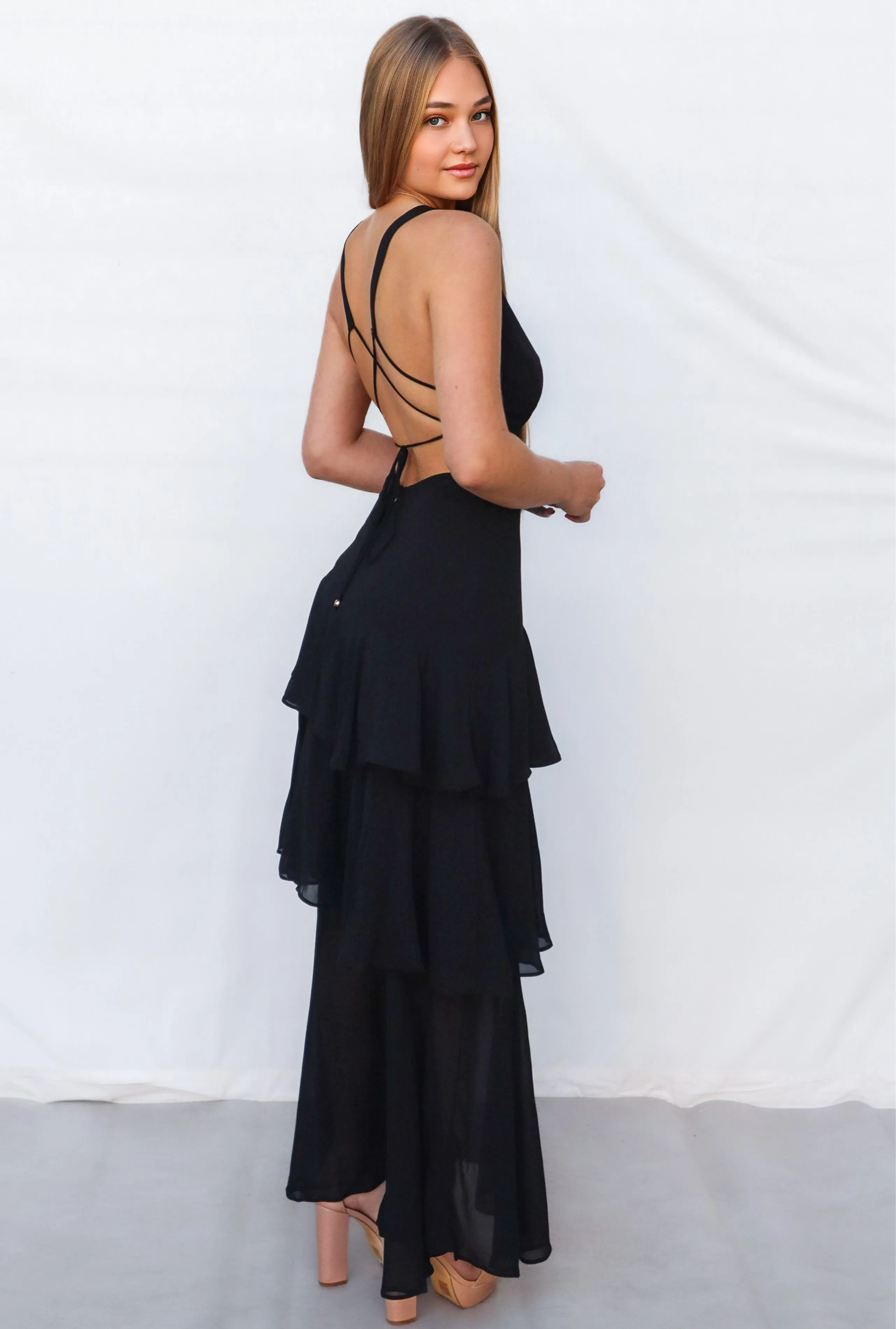 Elleny Maxi Dress - Black