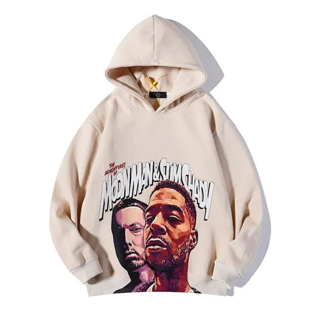 Eminem & Moon Man Heavy Hoodie