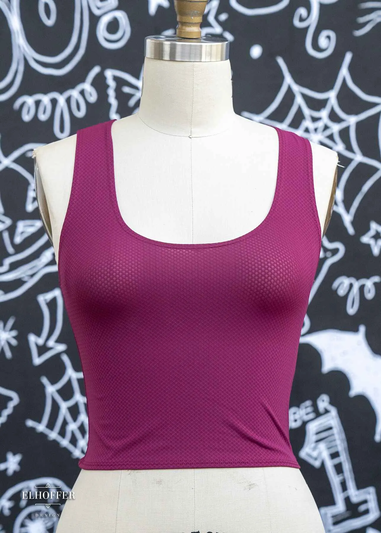 Essential Buffy Crop Top - Chaos Raspberry