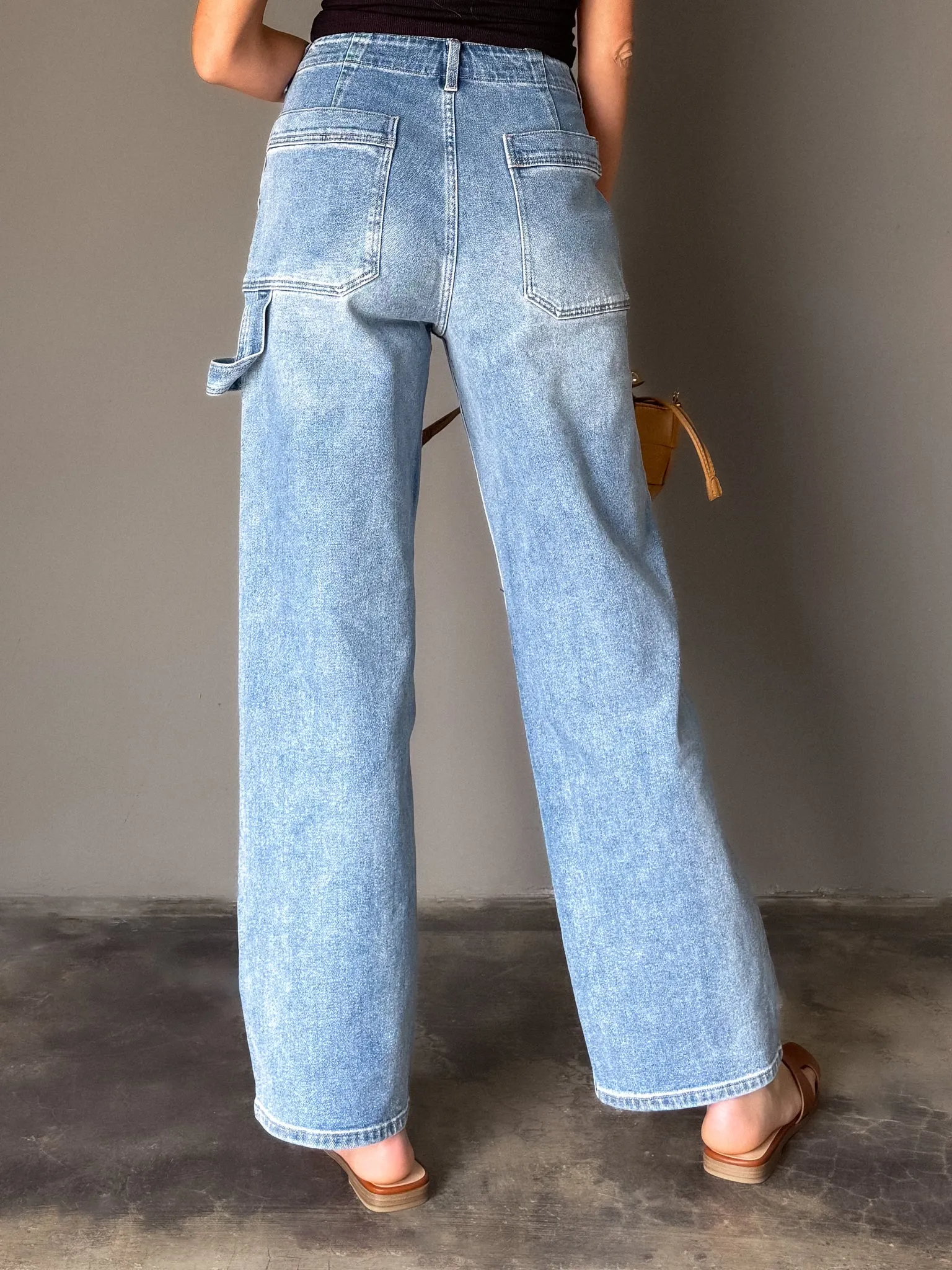 Ezra Cargo Straight Leg Jeans