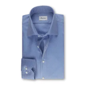 Fitted Body Shirt Textured Blue Art. no: 6027717701112