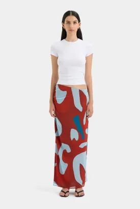 Frankie Gathered Midi Skirt