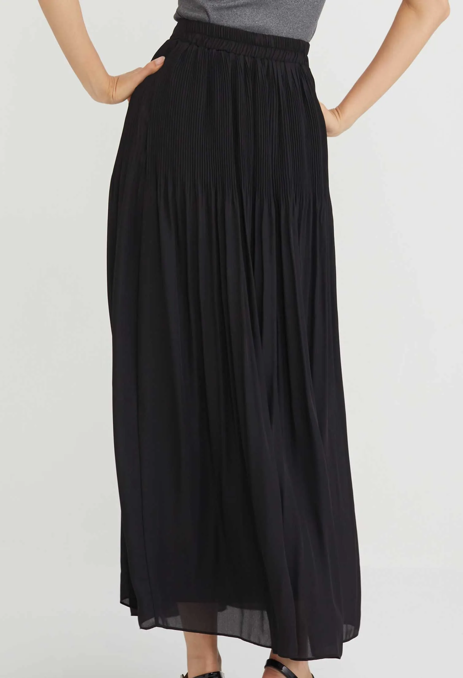 Gathered Maxi Skirt