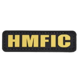 Head Mother Fucker In Charge HMFIC Patch Tan