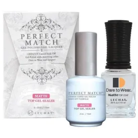 LeChat Perfect Match Gel   Matching Lacquer Matte Top Gel Sealer