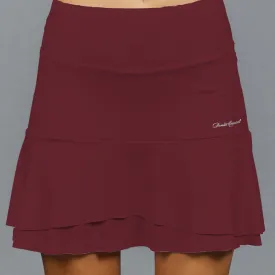 Long Basic Skort (rust)