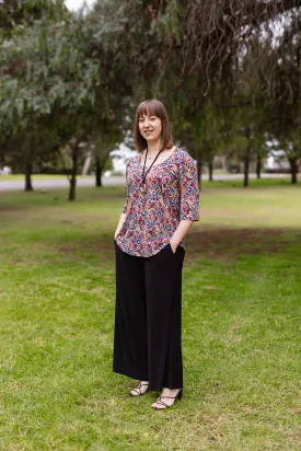 LUCIA Shaped Top in Paisley