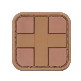 Medic Cross Patch Tan (Small)