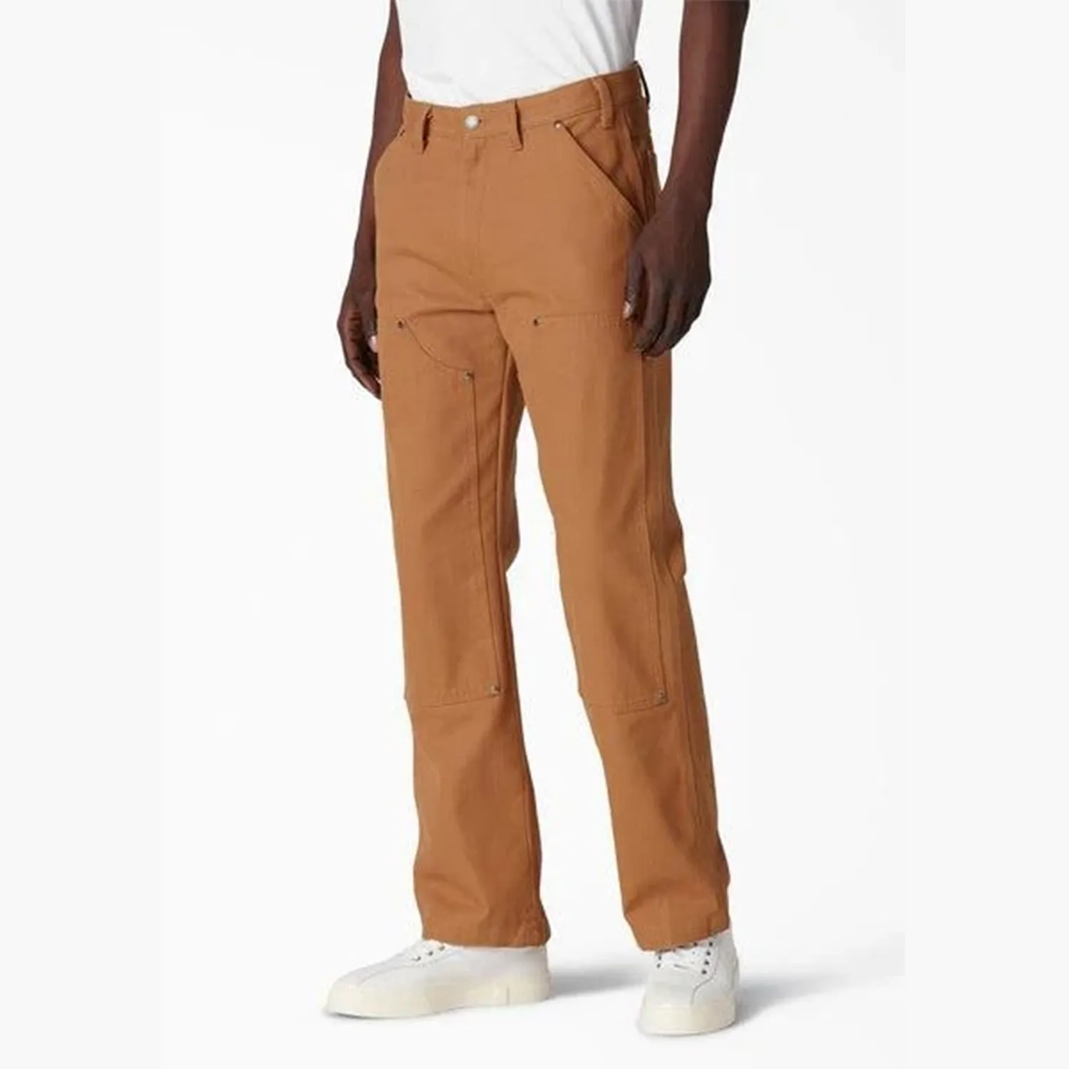 Men's Double Front Duck Pant - Stonewashed Brown Duck