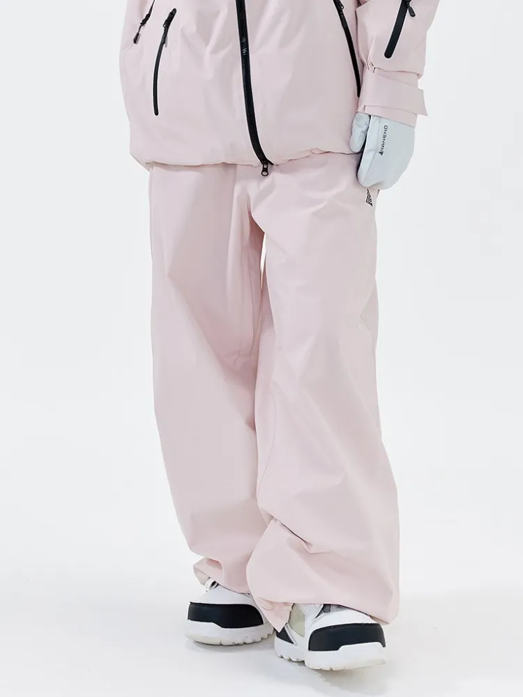 NANEND Pink 3L Winter Snow Pants - Women's