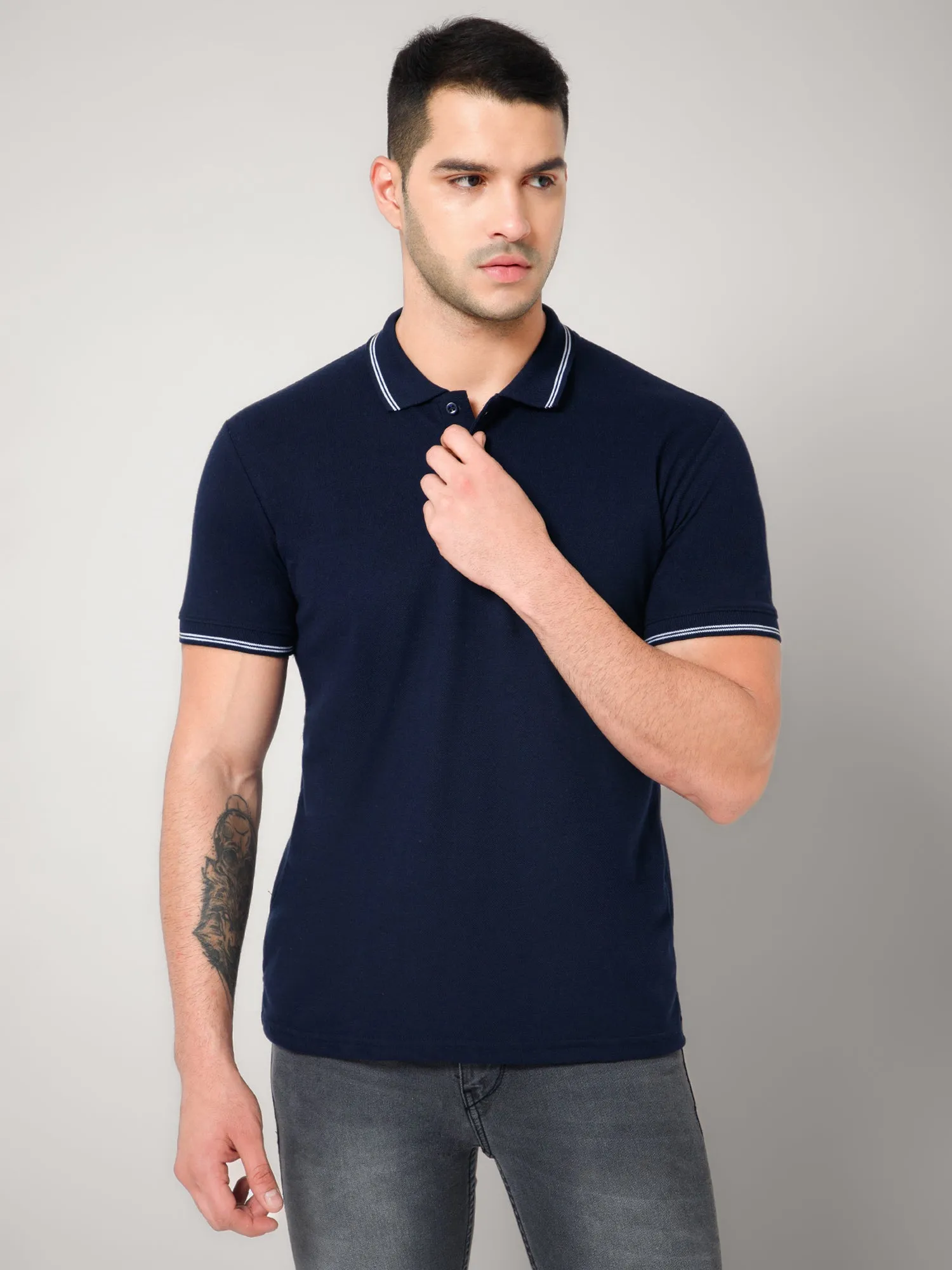 Navy Polo T-shirt