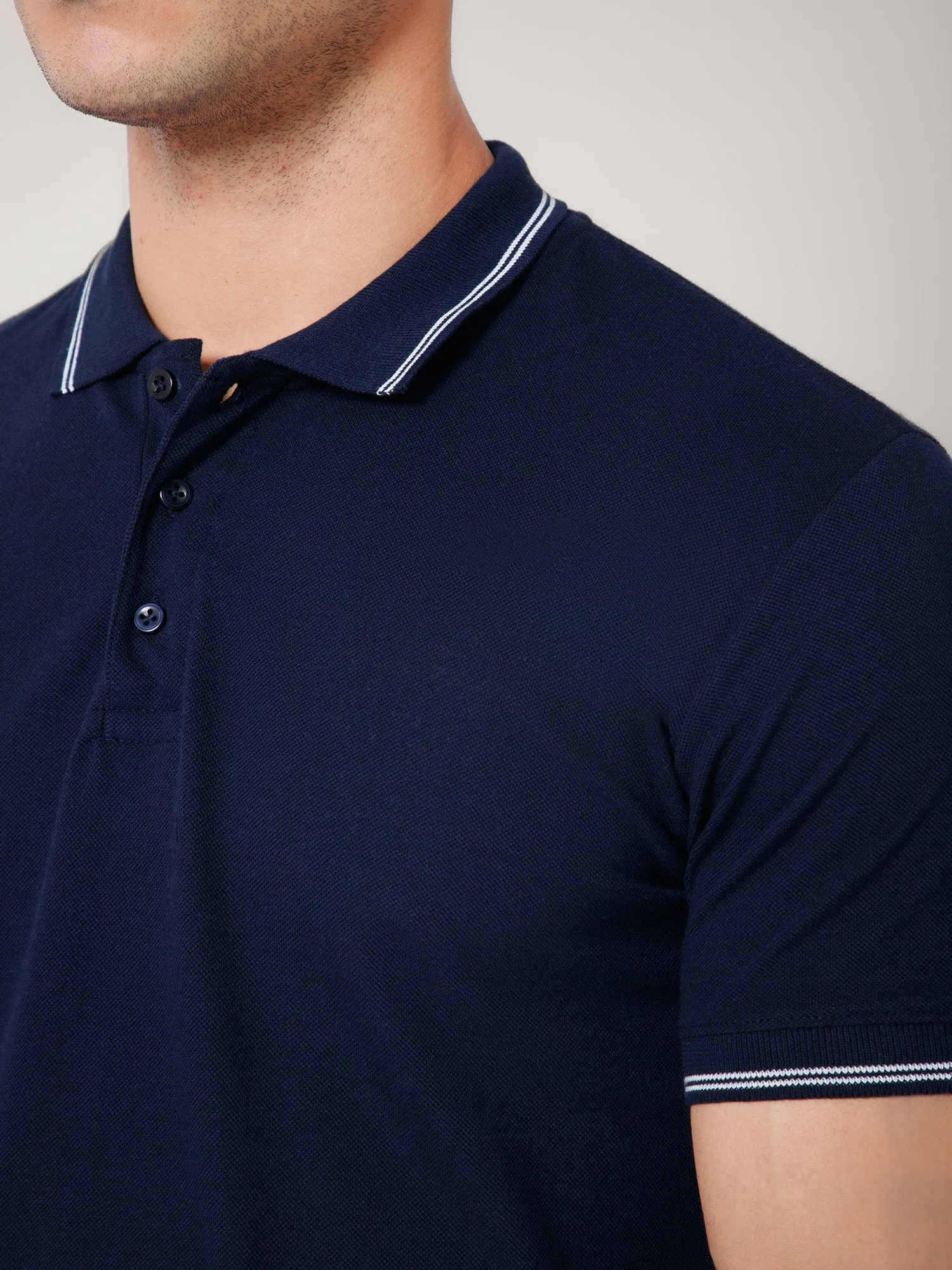 Navy Polo T-shirt