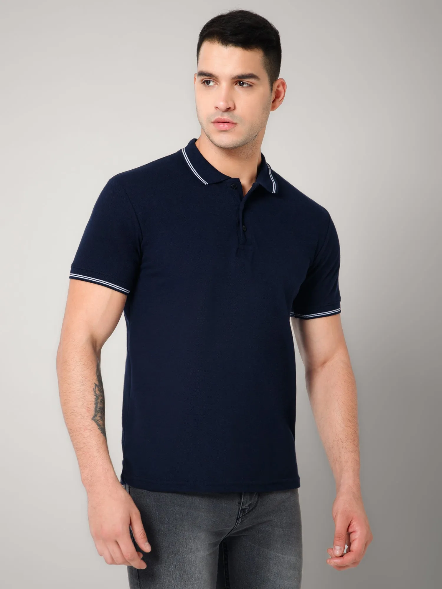 Navy Polo T-shirt