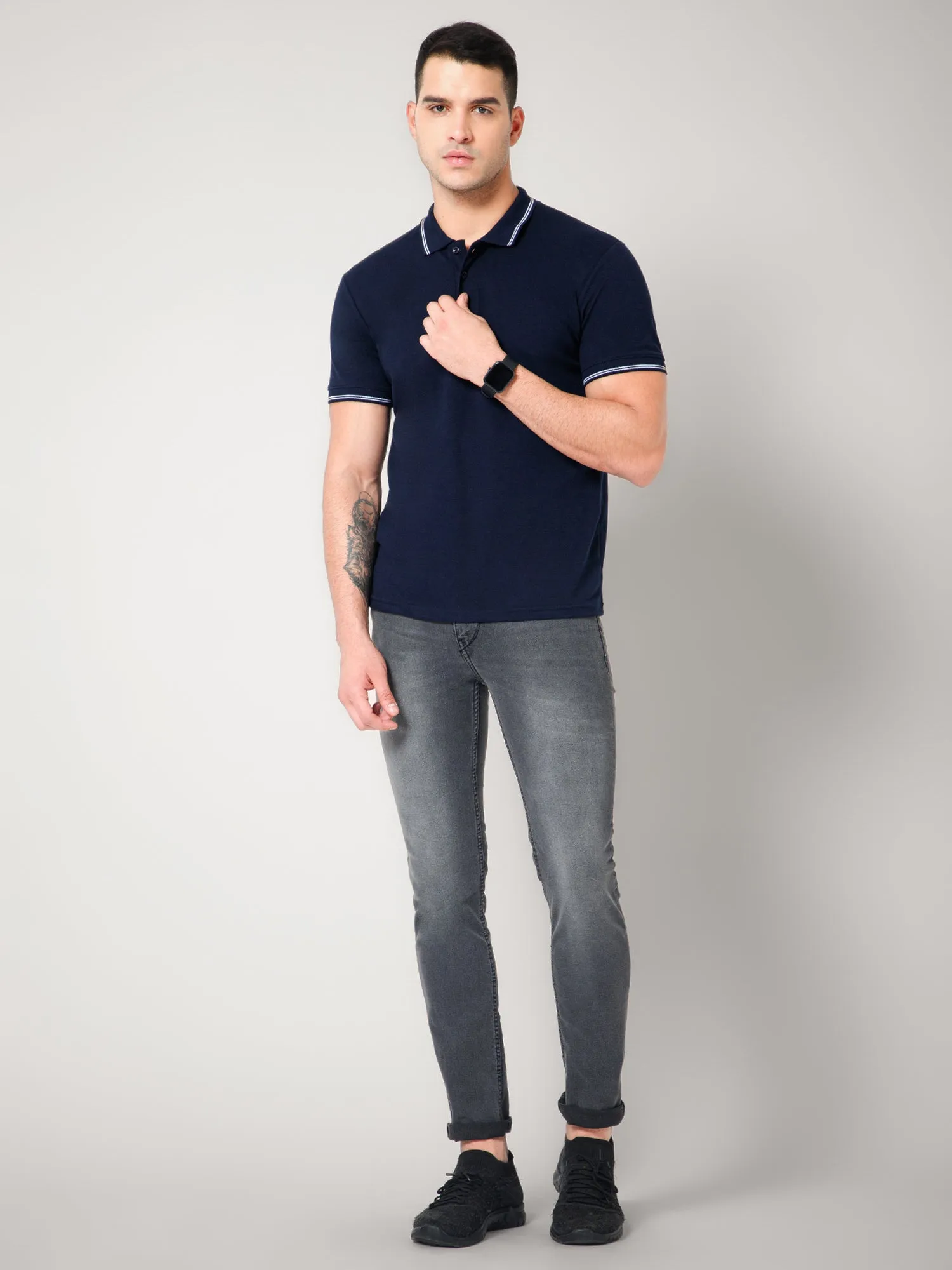 Navy Polo T-shirt