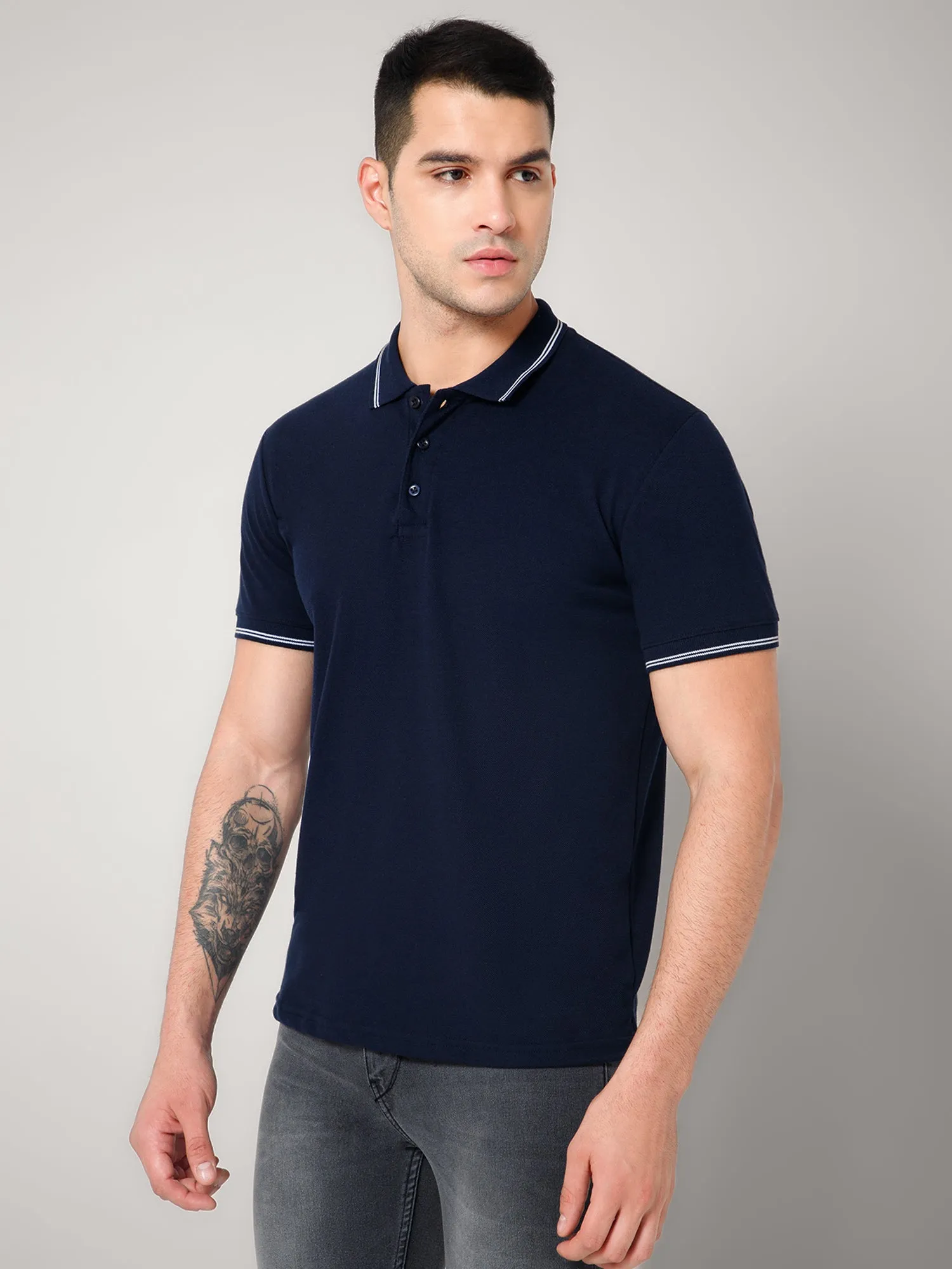 Navy Polo T-shirt