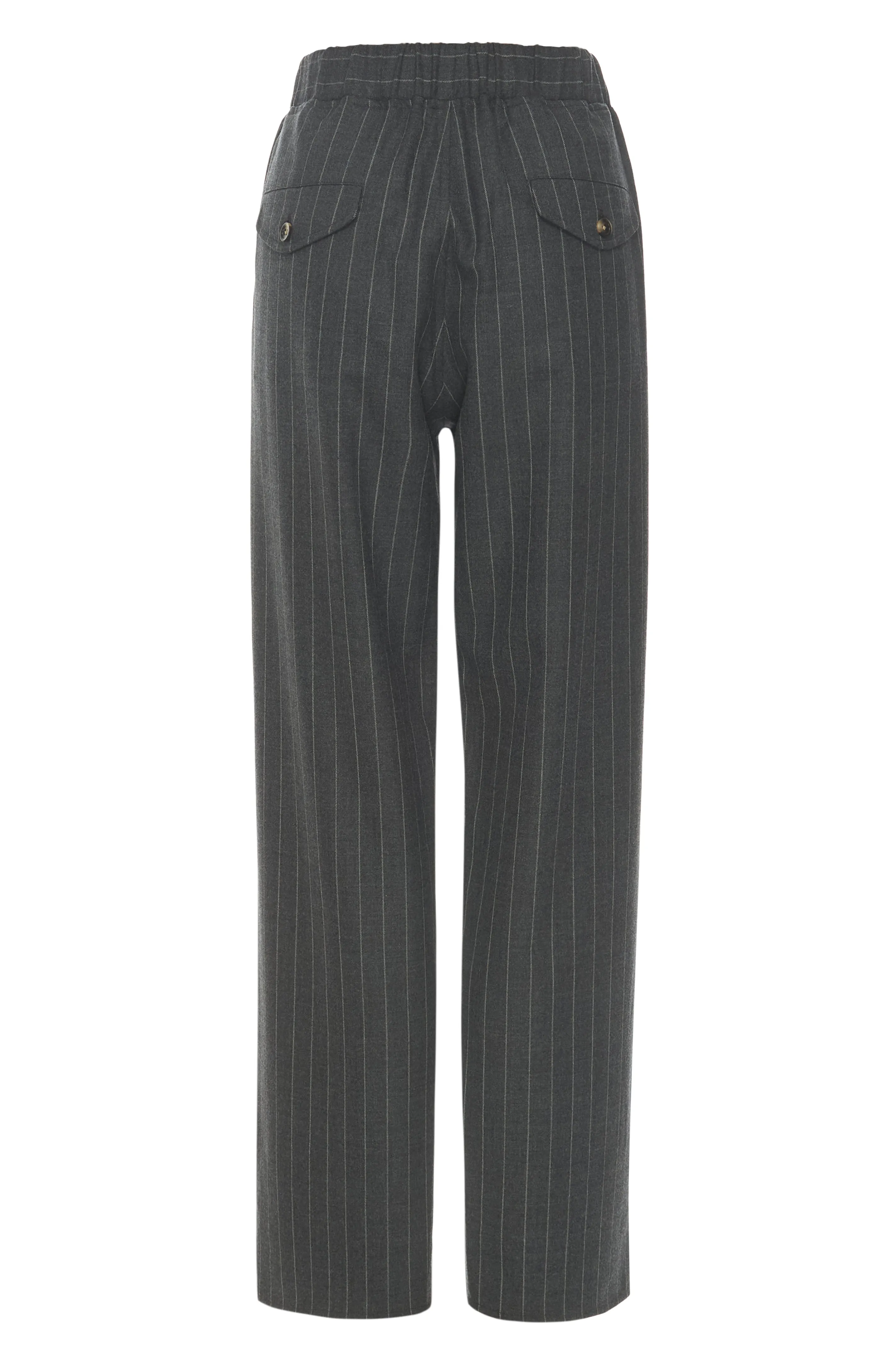 NAYA TROUSER - PINSTRIPE WOOL