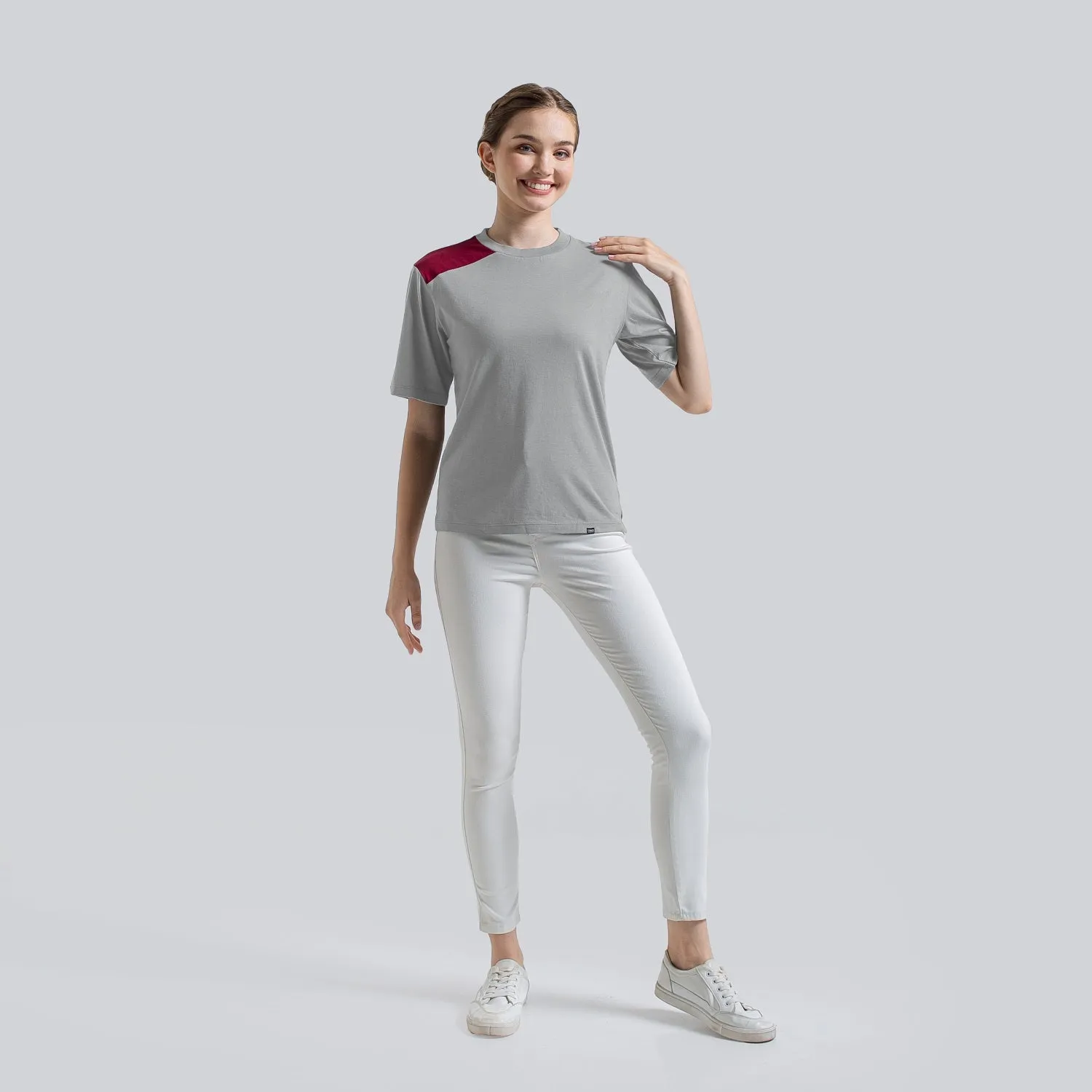 Noore Essentials - Ruby Top