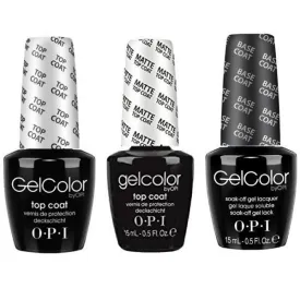 OPI GelColor Base & Top Coat   Matte Top Coat