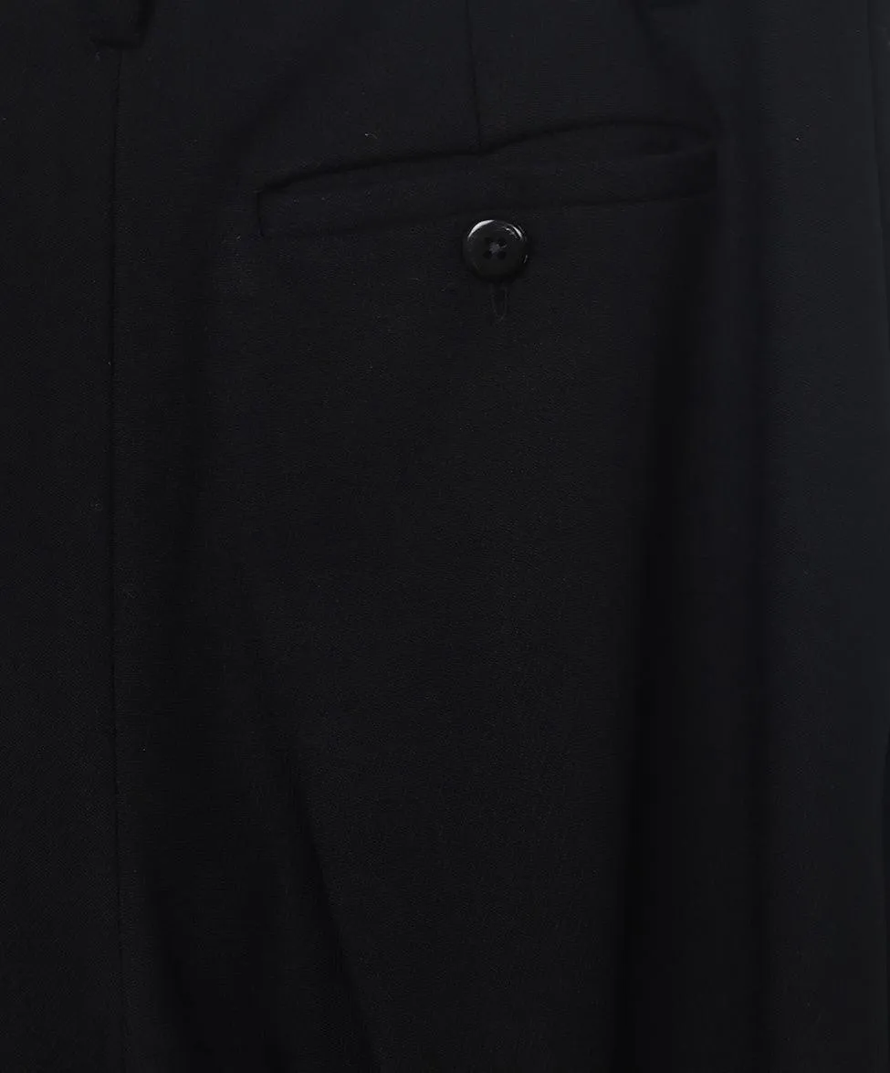 Prada Black Wool 2 Piece Pantsuit sz 4